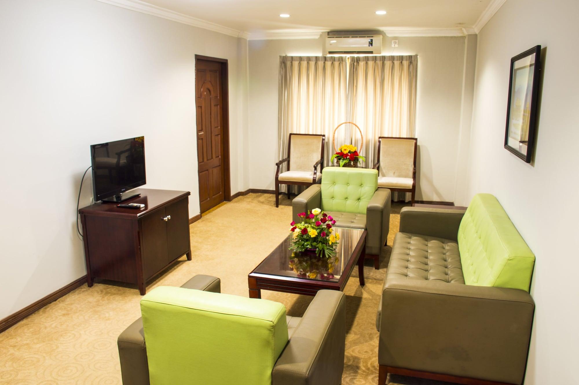 Green Leaf Hotel Yangon Exteriör bild